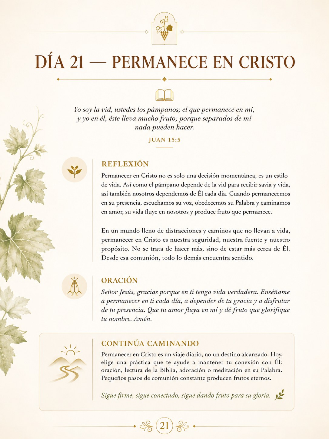 Página de ejemplo 5 del devocional